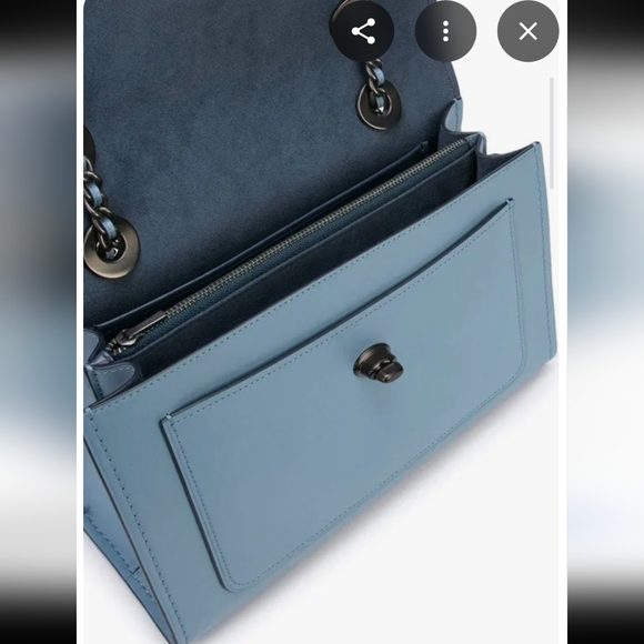 Coach Parker Chain Flap Shoulder Bag - Picture 3 of 3